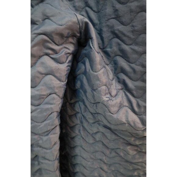 VINTAGE 70'S BLUE QUILTED INSULATED COVERALL SNOWSUIT - Picture 10 of 11